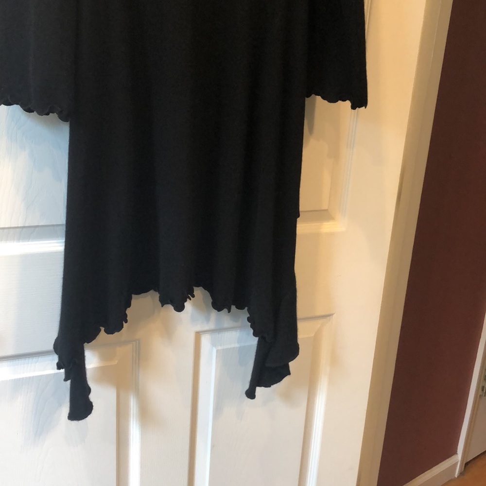 Aqua Cashmere Ruffled Duster Final Sale - Picture 12 of 12